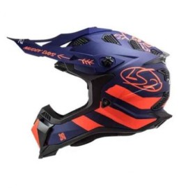 LS2 Subverter EVO Cargo Matt Blue – Fluo Orange