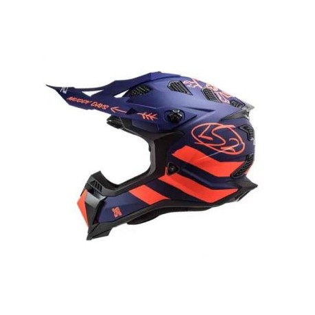 LS2 Subverter EVO Cargo Matt Blue – Fluo Orange