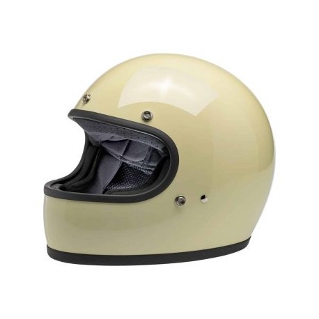 Biltwell Gringo Gloss Vintage White – ECE/DOT